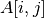 A[i,j]